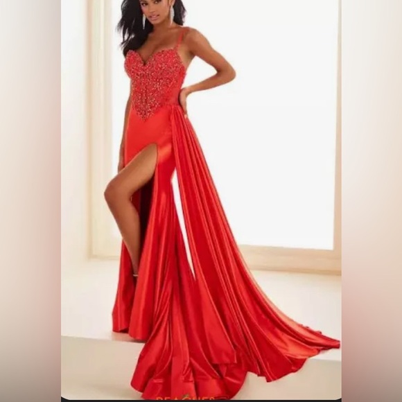 ellie wilde Dresses & Skirts - Ellie Wilde Papaya EW36064 pageant /prom dress 2 NWT